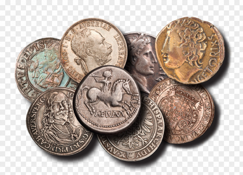 Coin Silver Cash Treasure Money PNG