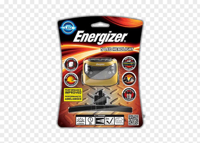 Cyclist Front Energizer Lanterns Fl Hd Headlight Vision 3AAA Tray Hdb32 Headlamp HD+ PNG