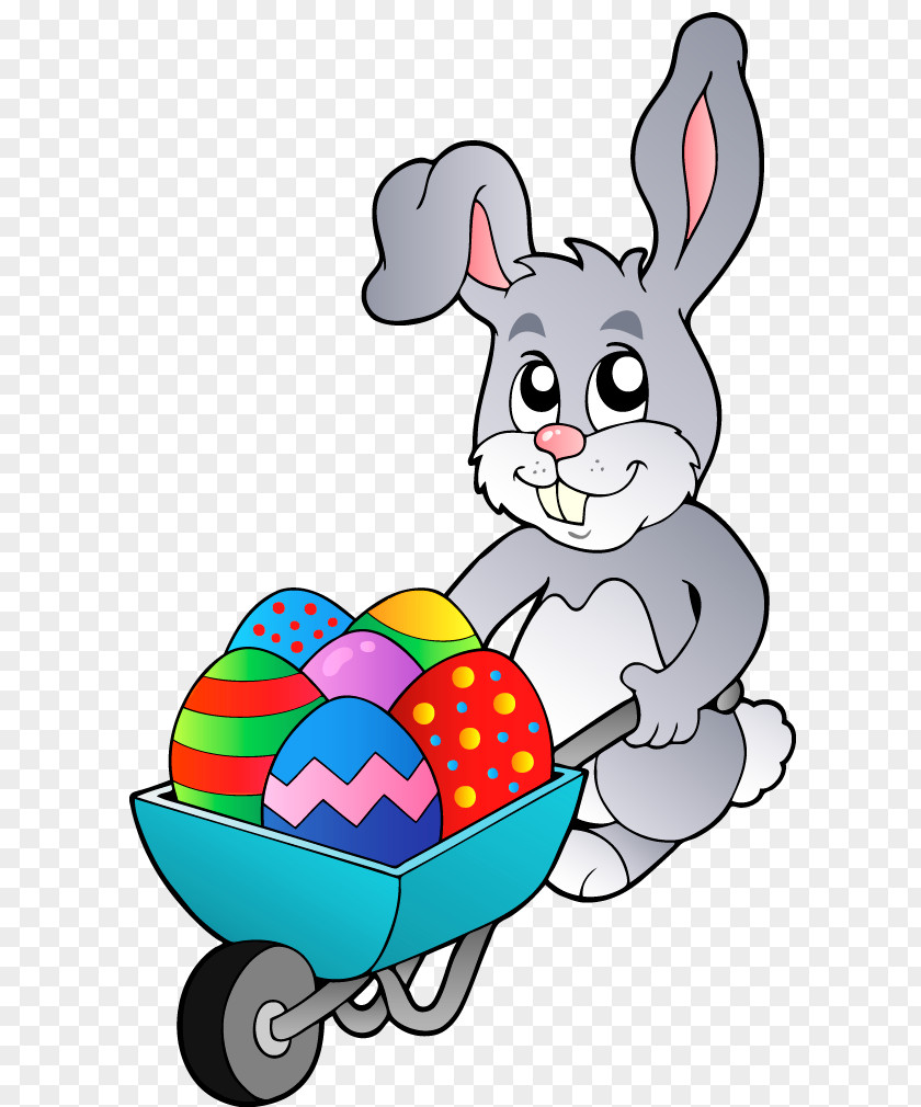 Easter Bunny Egg Rabbit Clip Art PNG