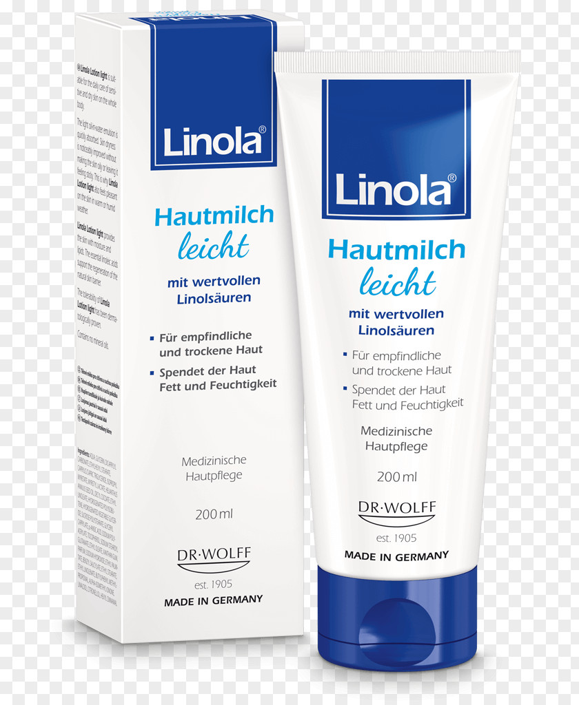 Helianthus Lotion Linola Hautmilch Skin Text Product PNG