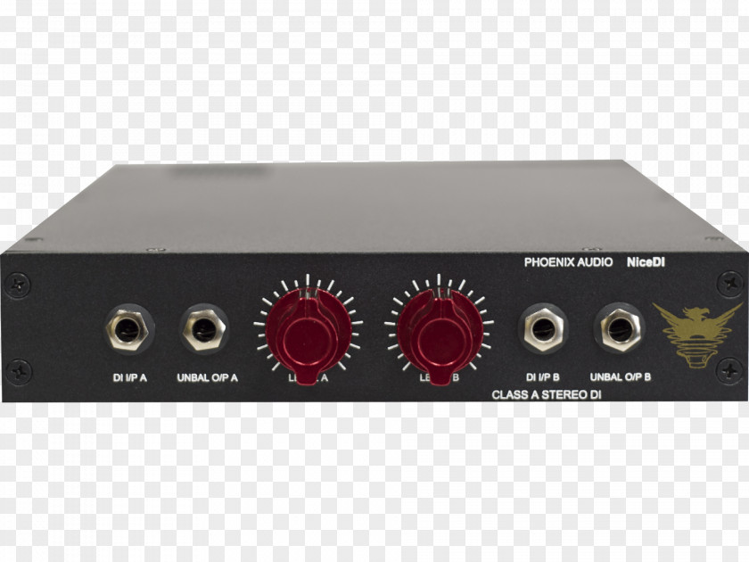 Stereo Ribbon Microphone Preamplifier Audio DI Unit PNG