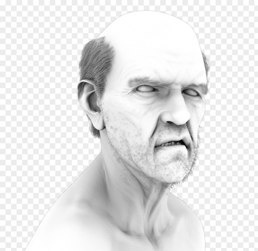 Angry Old Man Orange County Nose Chin Cheek Forehead PNG