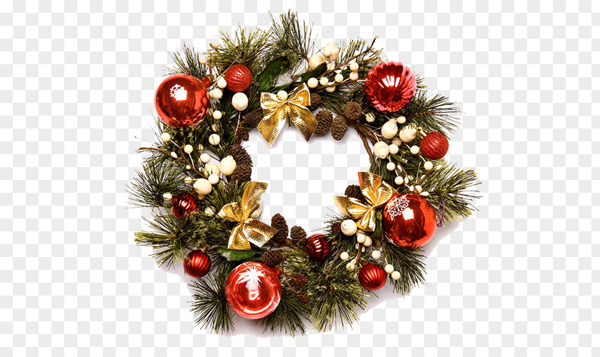 Christmas Wreath Decoration Garland PNG