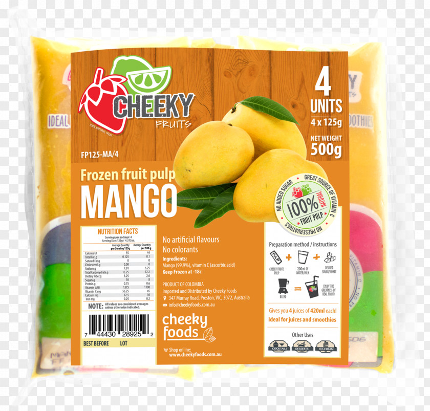Mango Pulp Juice Vegetarian Cuisine Daiquiri Chocolate Bar PNG