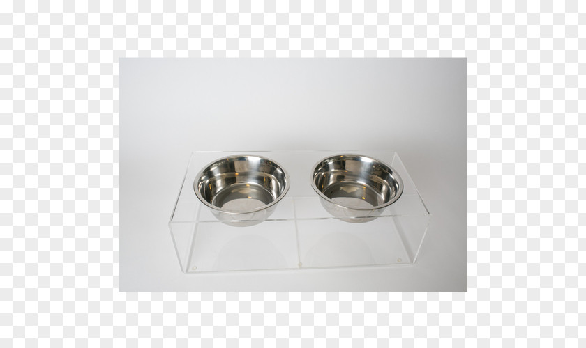Pet Feeder Silver Bowl PNG
