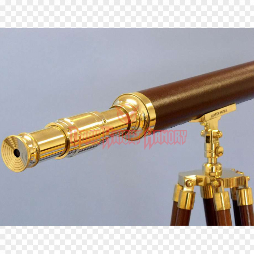 Pirate Hat Anchor Tag Telescope 01504 Copper PNG