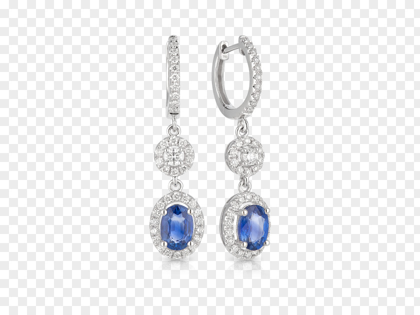 Sapphire Drop Earrings Earring Body Jewellery Silver PNG