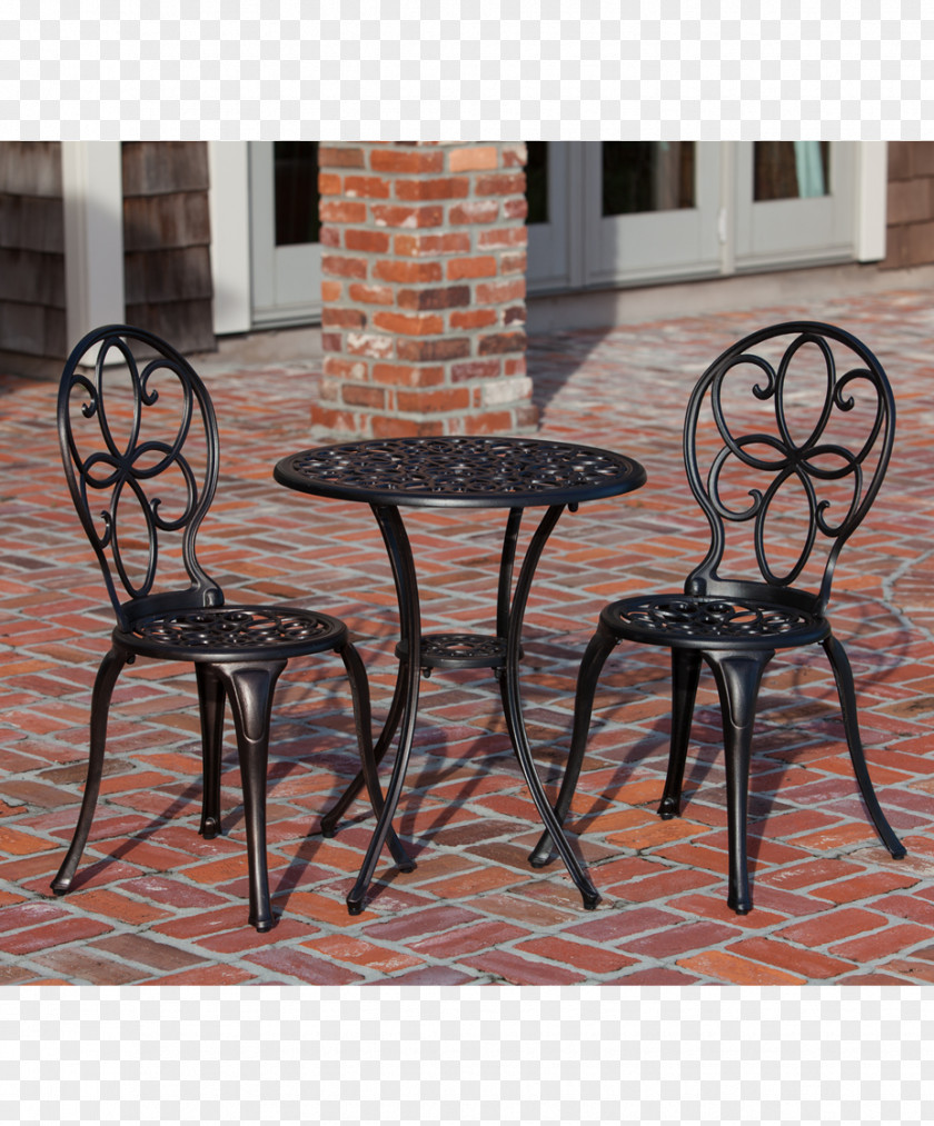Table Garden Furniture Patio Wicker Chair PNG