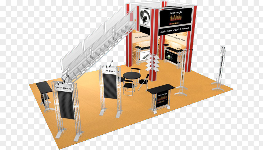 TurnKey Vacation Rentals Trade Show Display Las Vegas Exhibit Engineering PNG