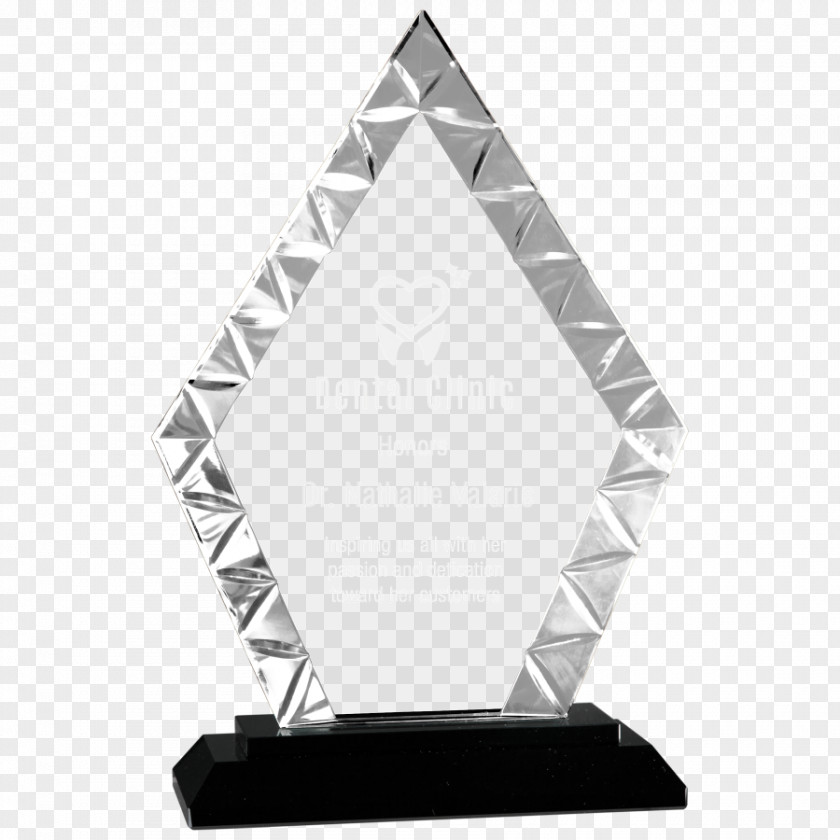 Trophy Award Triangle Glass PNG