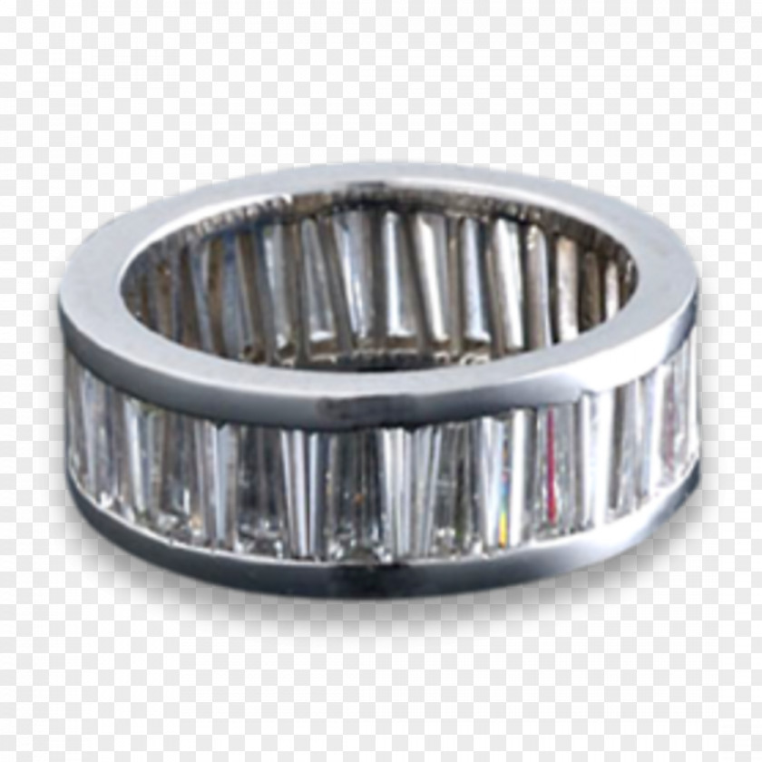 Baguete Watercolor Bearing Silver Product Design PNG