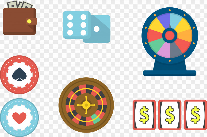 Gambling Tools Luck Wheel Illustration PNG