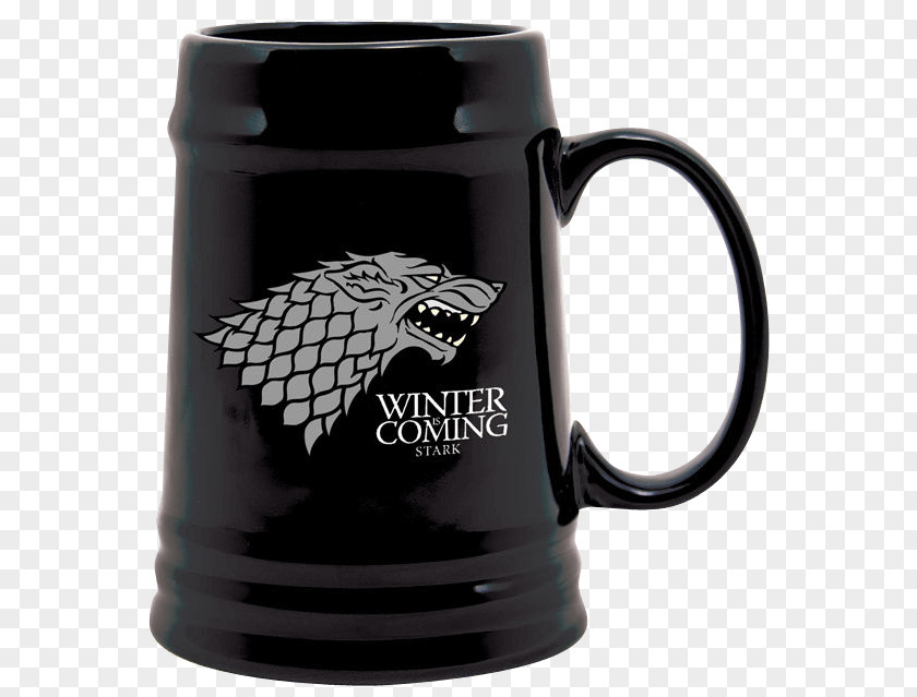Mug Beer Stein Ceramic House Targaryen Winter Is Coming PNG