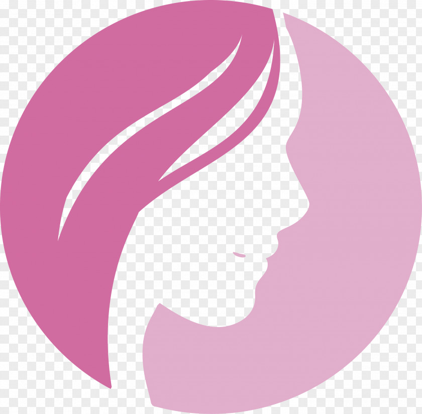 Women's Beauty Center Logo Woman PNG