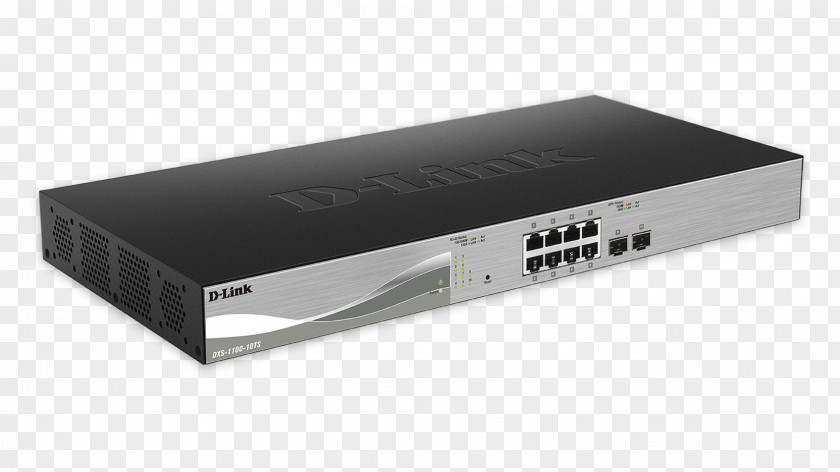 10 Gigabit Ethernet Network Switch D-Link Port PNG