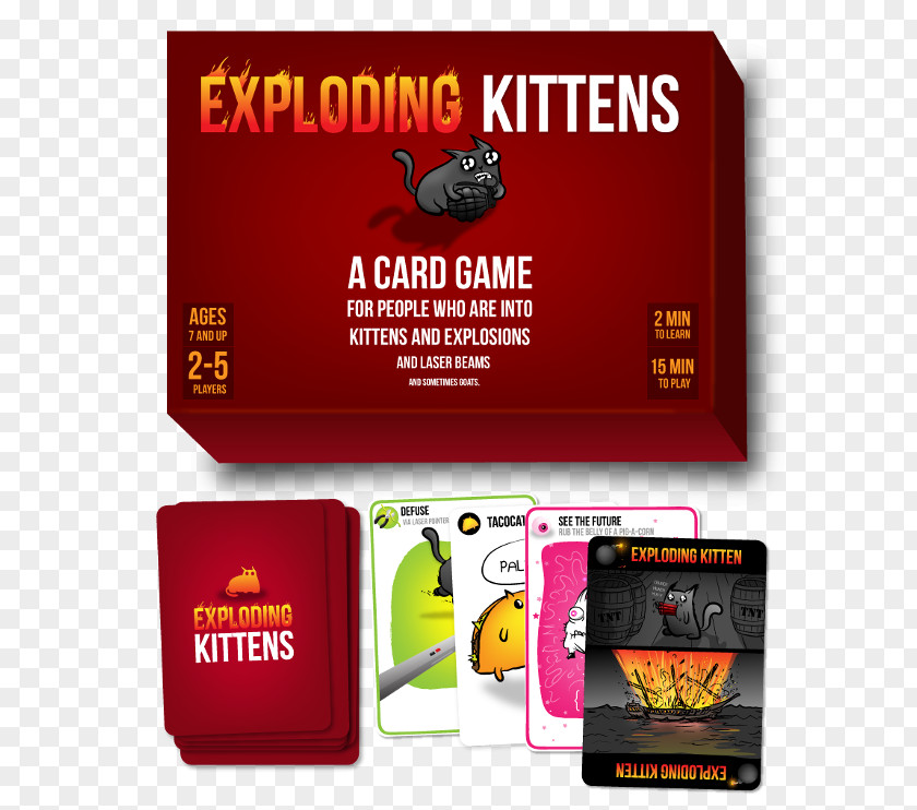 Card Game Exploding Kittens Mahjong Board Playing PNG
