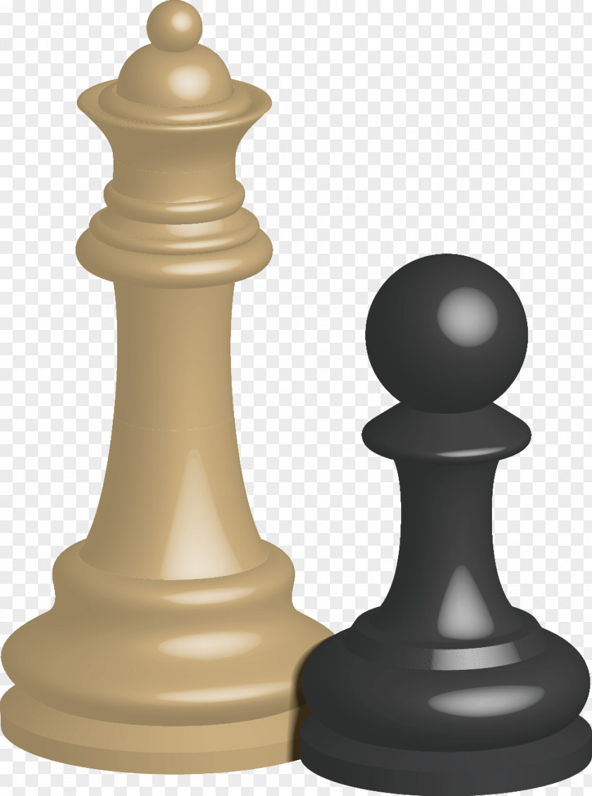 Vector Painted Two Chess Pieces 3D Free Xiangqi PNG