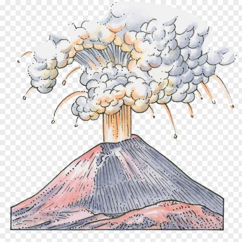 Volcanic Magma Eruption PNG