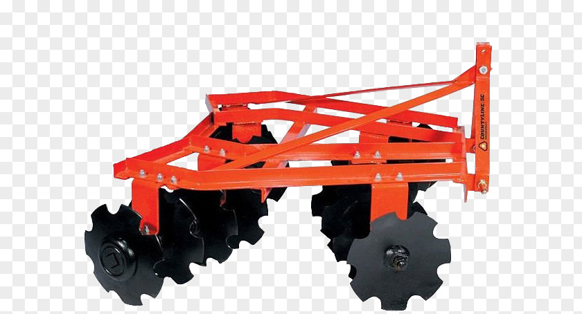 Agricultural Machine Tractor Disc Harrow Plough Machinery Tillage PNG