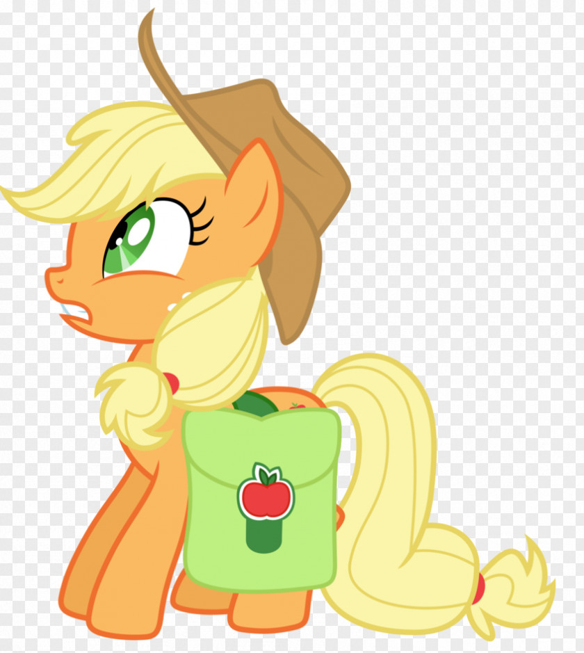 Applejack DeviantArt Yellow PNG