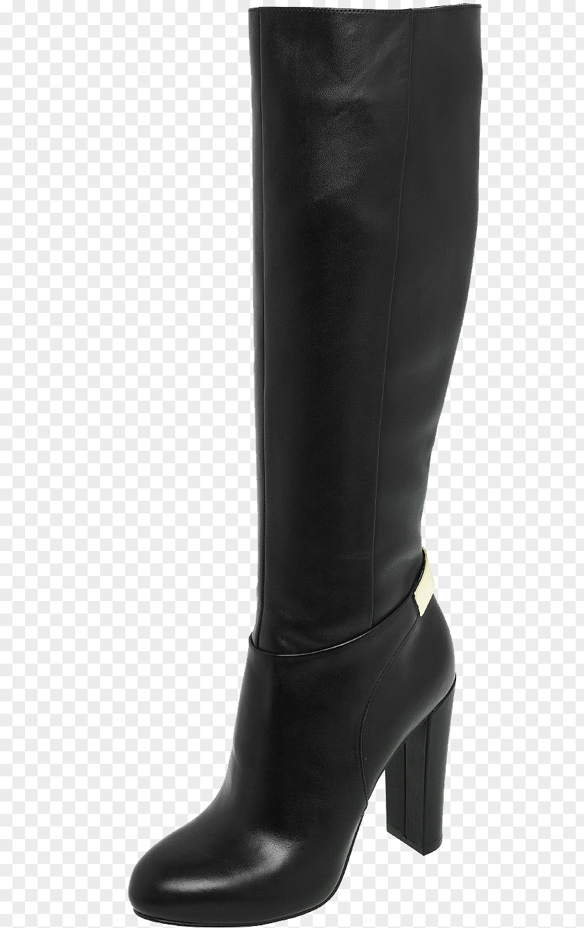 Black Women Boots Image Riding Boot Shoe High-heeled Footwear PNG