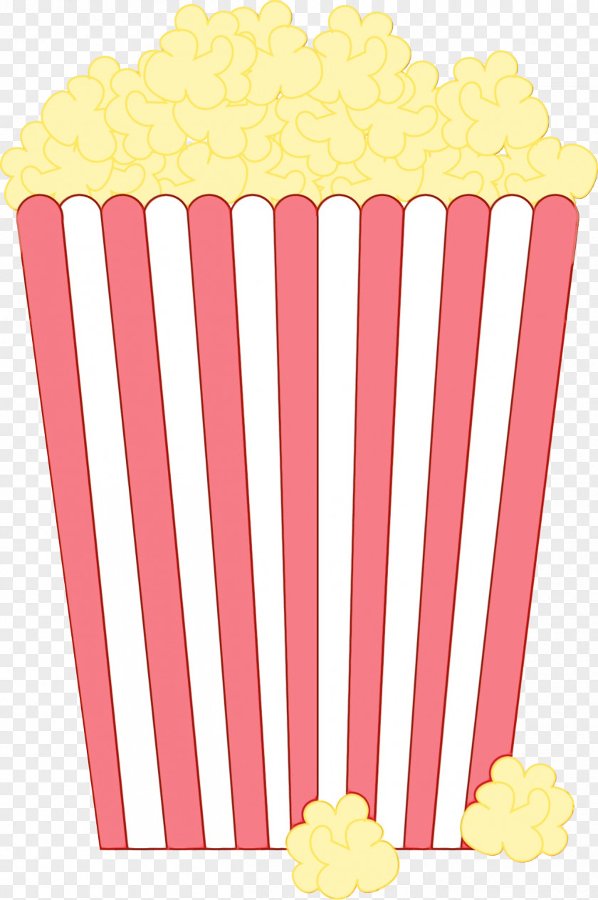 Popcorn Yellow Product Baking Cup PNG