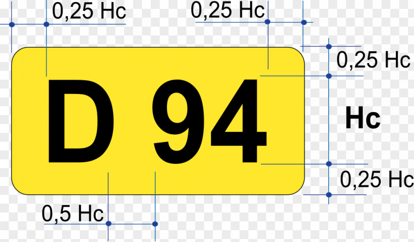 Road Traffic Sign Cartouche Number Code PNG