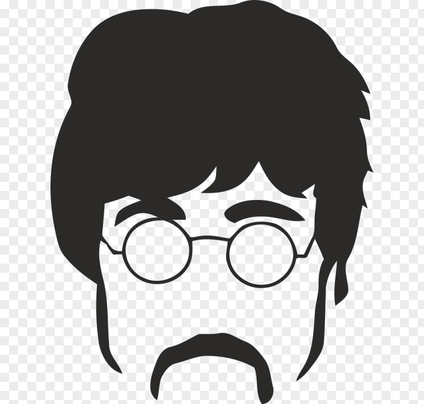 John Lennon The Beatles Abbey Road Sgt. Pepper's Lonely Hearts Club Band Stencil PNG