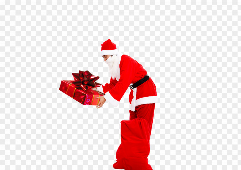 Santa Cutout Free HD Clips Claus Christmas Gift PNG