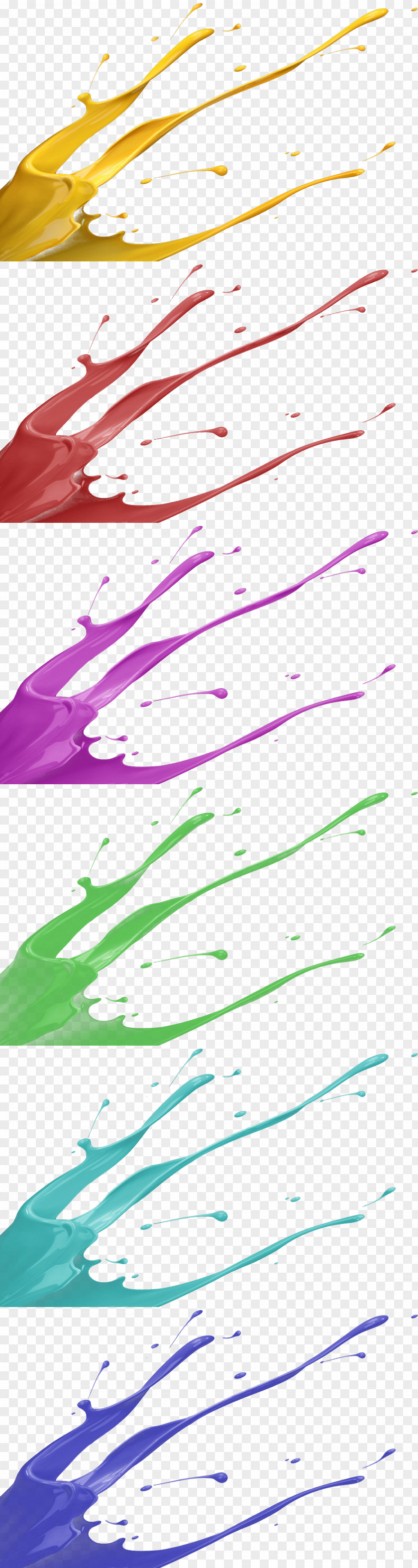 Spray Painting Color Splash PNG