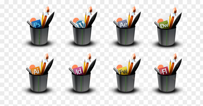 A Variety Of Creative Design Graphics Software Icon PNG