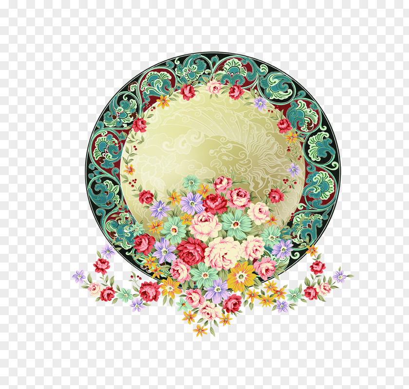 Antique Classical Disk PNG