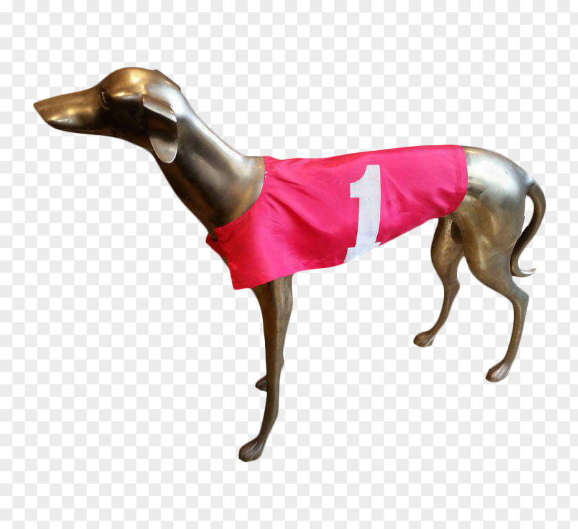 Brass Italian Greyhound Whippet Spanish PNG
