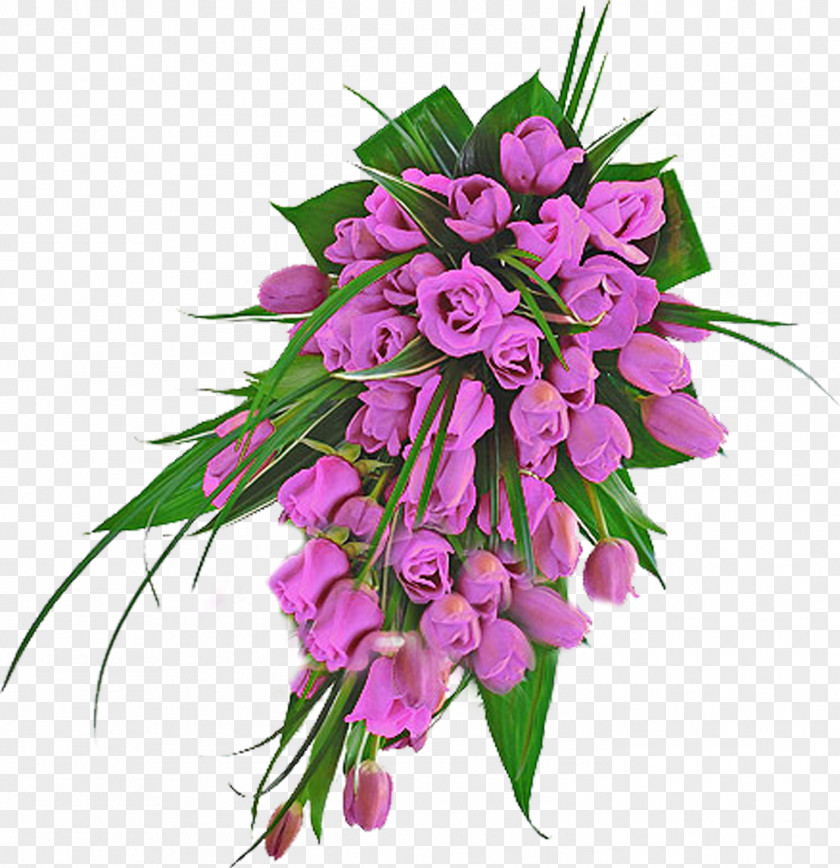 Lilac Flower Bouquet Cut Flowers Tulip Floral Design PNG