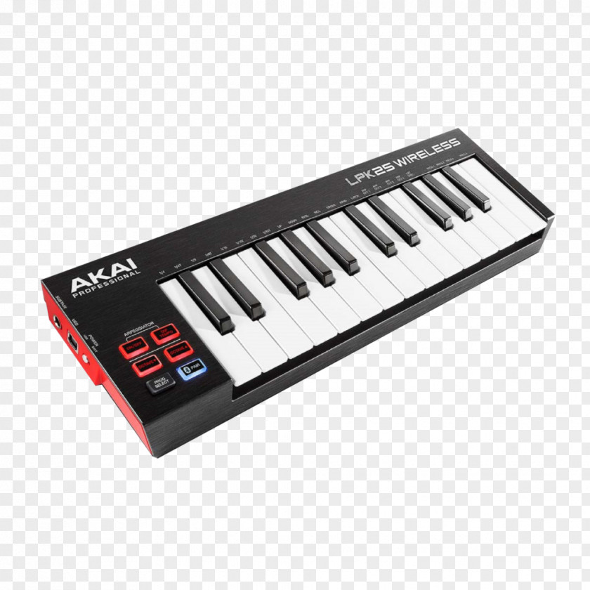USB Computer Keyboard Akai Professional LPK25 MIDI Controllers PNG