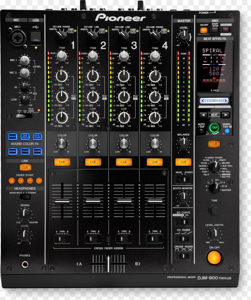 Mixer CDJ-2000 CDJ-900 DJM Disc Jockey Audio Mixers PNG