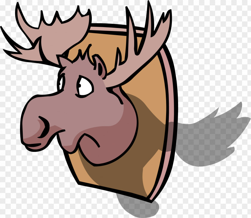 Moose Clipart Clip Art Cartoon Deer PNG