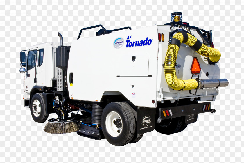 Truck Street Sweeper Garbage Waste PNG