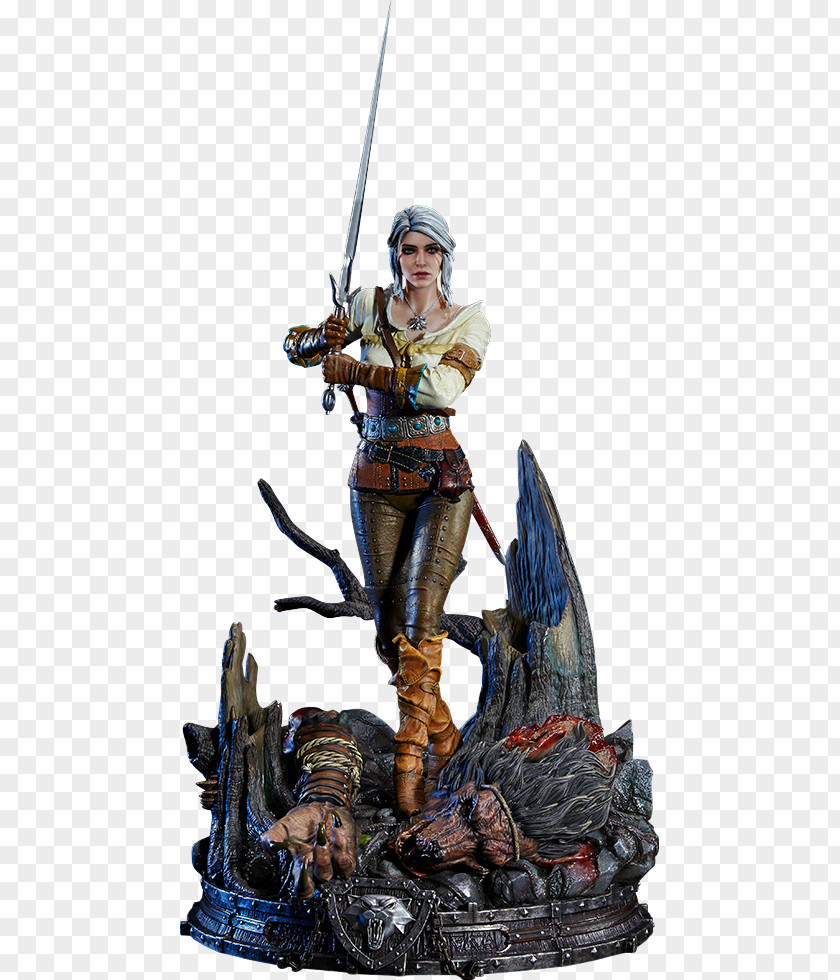 Witcher Ciri Geralt Of Rivia The 3: Wild Hunt – Blood And Wine Statue PNG