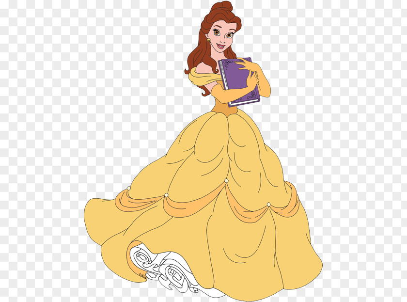 Beauty And The Beast Clip Art Belle Drawing Disney Princess PNG