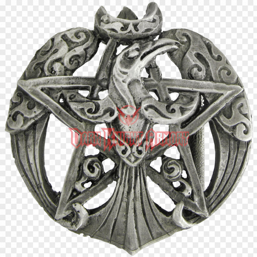 Belt Buckles Pewter Pentacle PNG