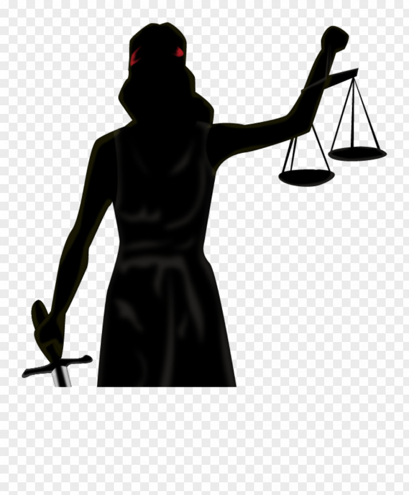 Law Enforcement Profile Lady Justice Themis Illustration PNG