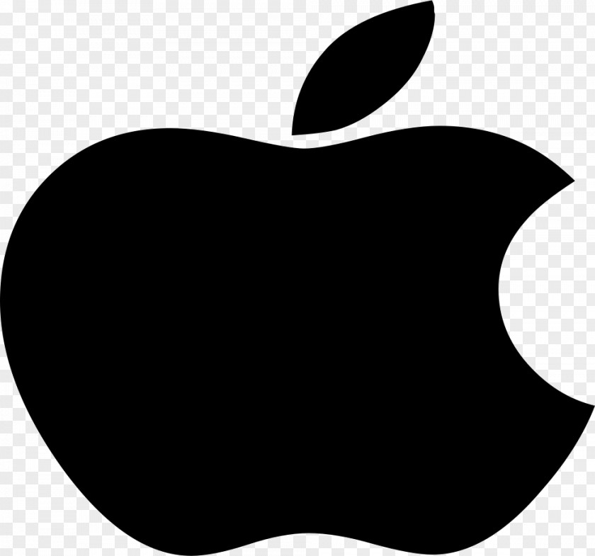 Black Brin Apple Logo PNG