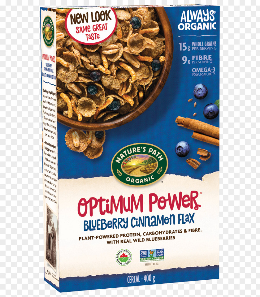 Breakfast Cereal Nature's Path Optimum Slim Cereals Organic Food Vegetarian Cuisine PNG