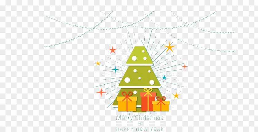 Origami Christmas Tree Gift PNG