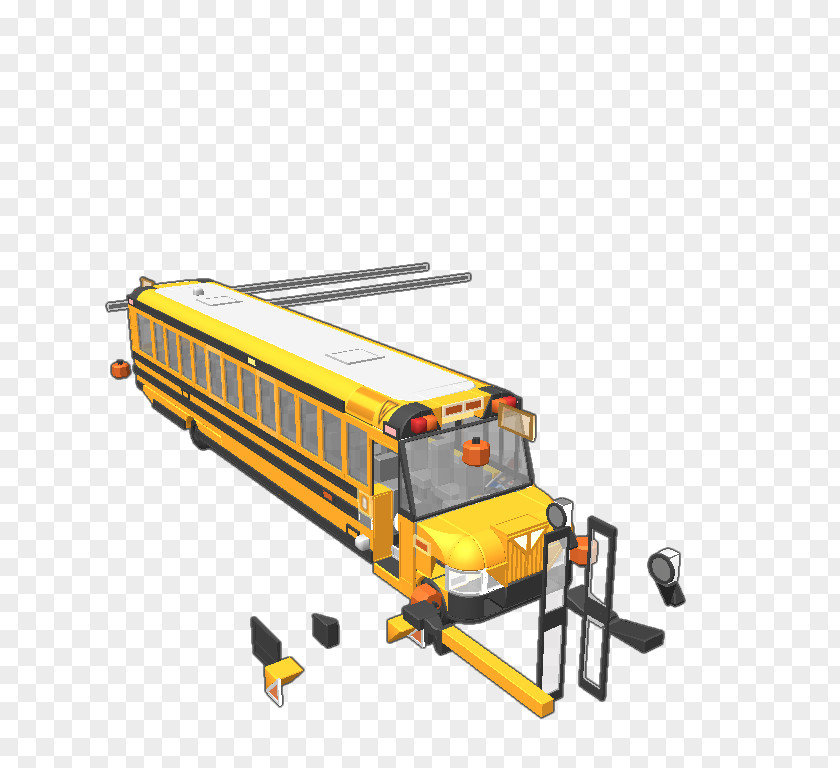 School Product Design Bus Yellow PNG