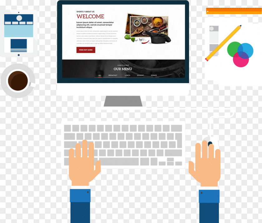 Web Design Responsive Development Vector Graphics PNG