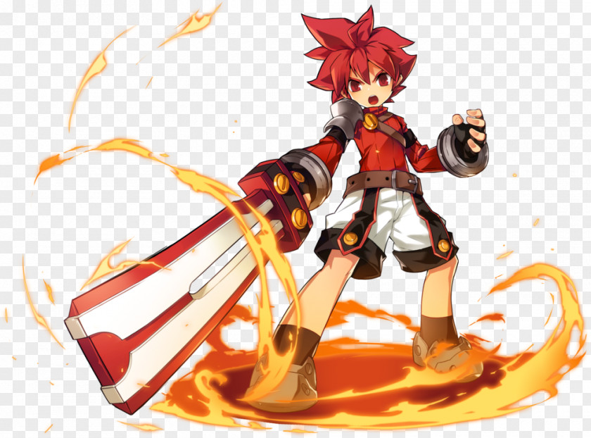 Elsword Video Game Elesis Player Character PNG