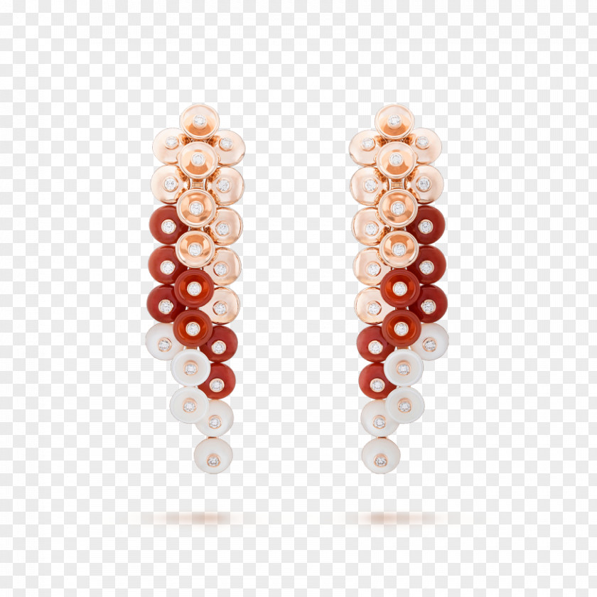 Jewellery Earring Van Cleef & Arpels Colored Gold Diamond PNG