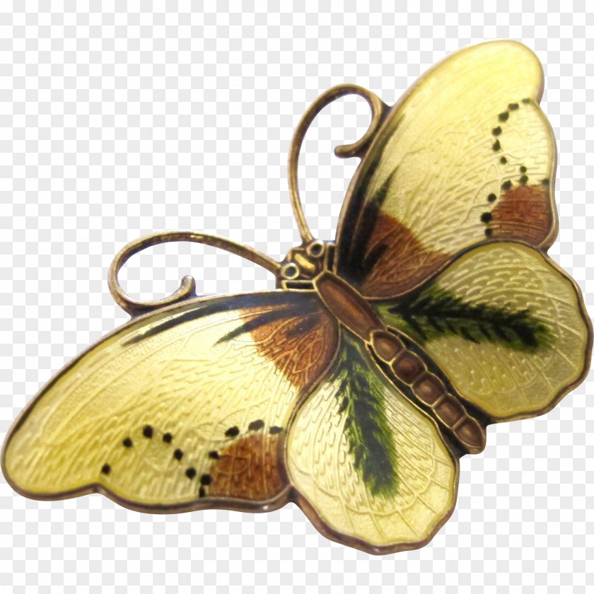 Metal Moth Monarch Butterfly PNG